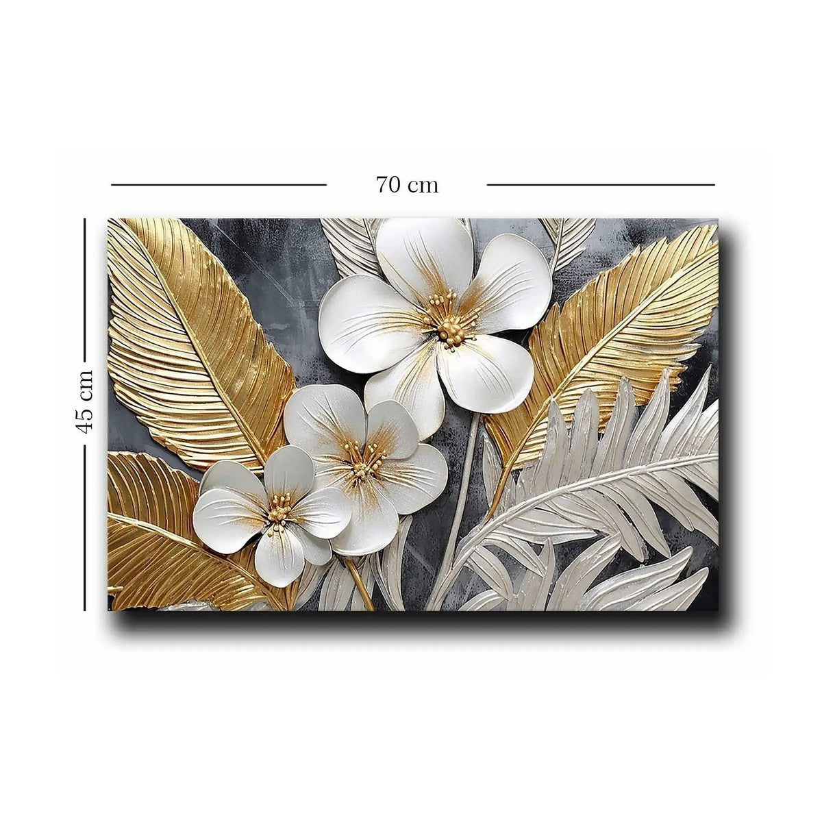 Tablou 895FNA1140, multicolor, panza/lemn, 70x45 cm