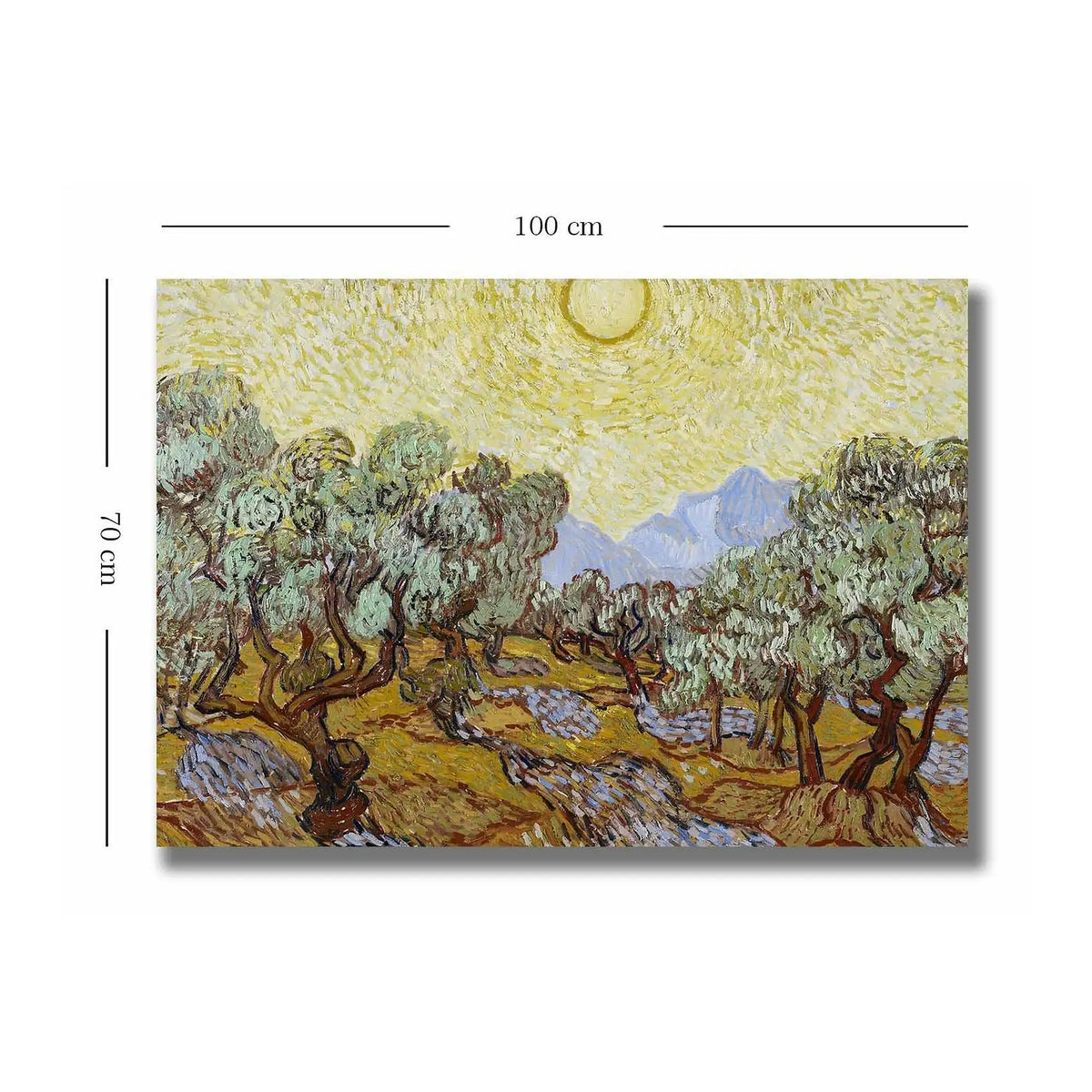 Tablou 978VNC1181, multicolor, panza, 100x70 cm
