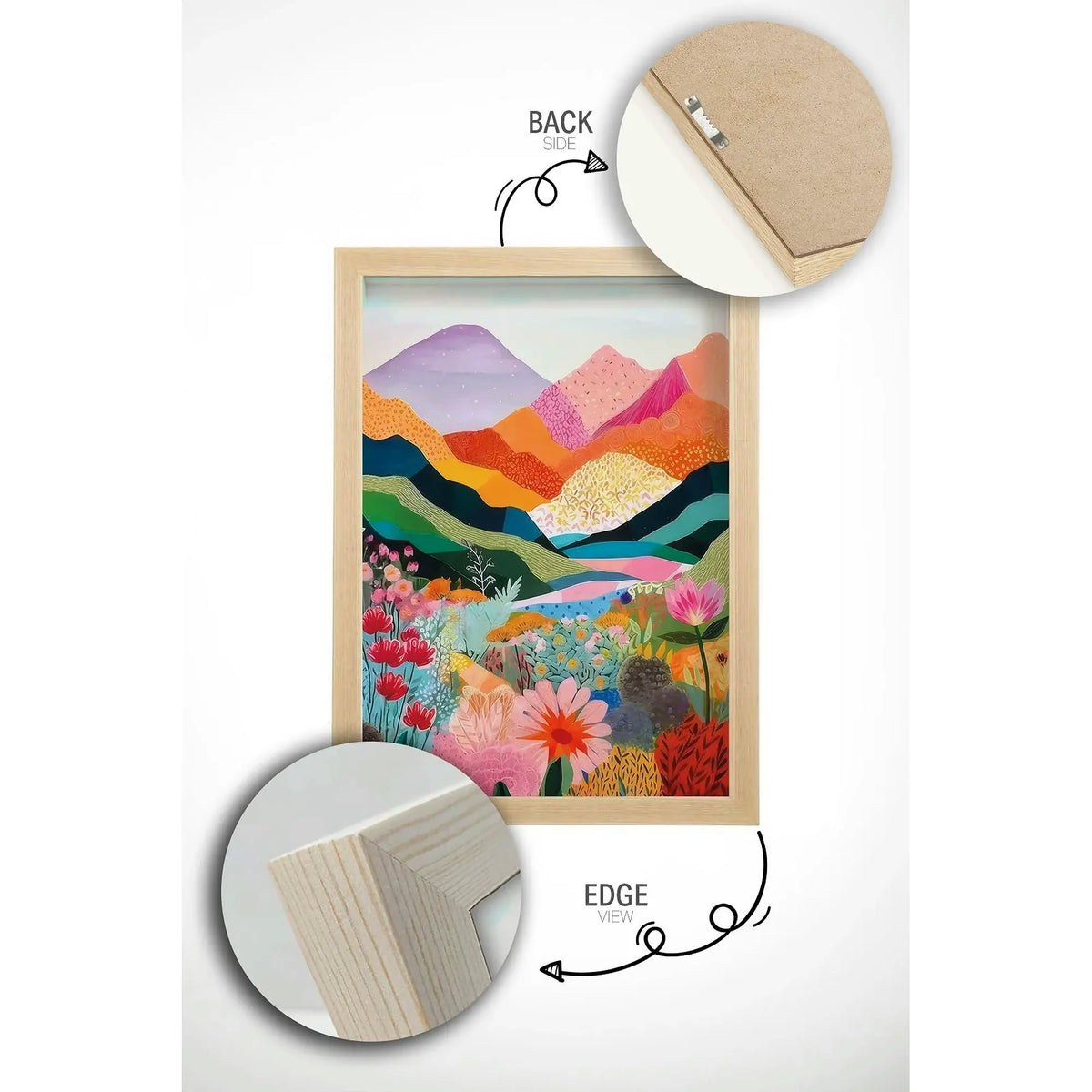 Tablou ARTSRMDL2, multicolor, MDF, 30x40 cm