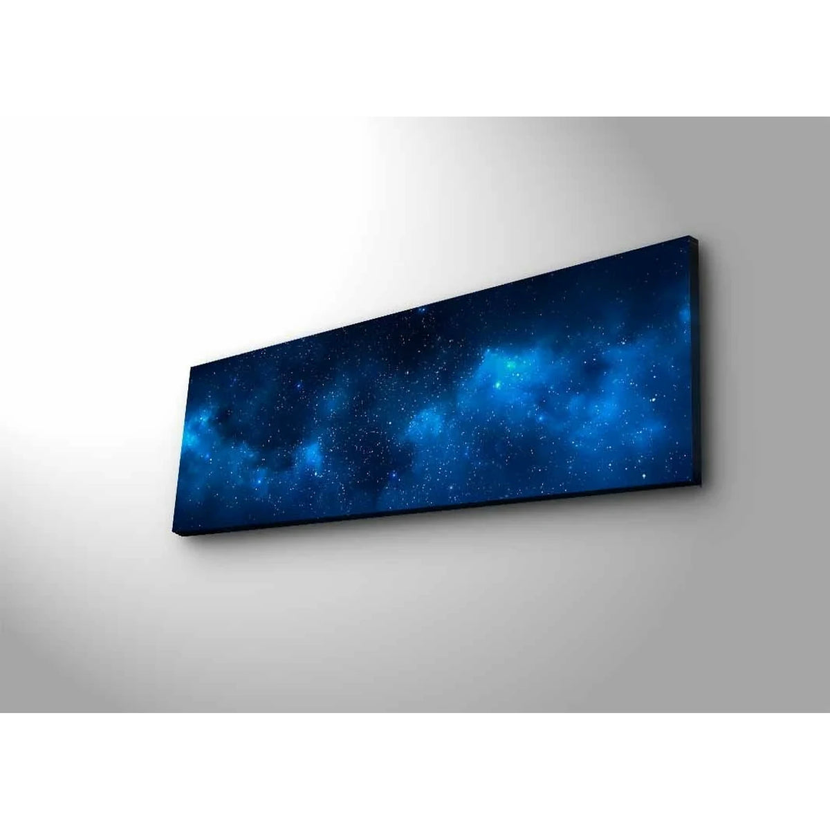 Tablou cu LED NASA-017, multicolor, pânză, 30x90 cm