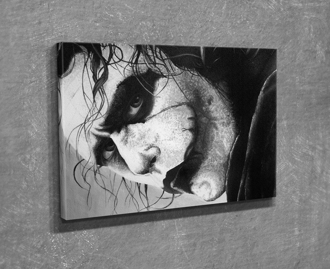 Tablou DC225, negru/gri, panza, 30x40 cm