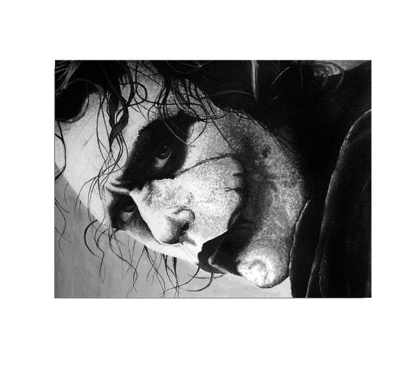 Tablou DC225, negru/gri, panza, 30x40 cm
