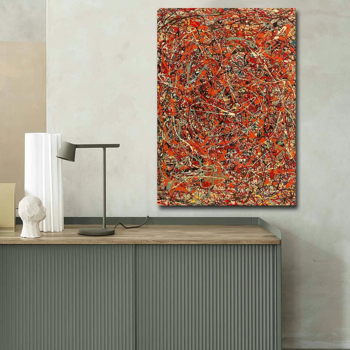 Tablou FAMOUSART-056, multicolor, pânză, 70x100 cm