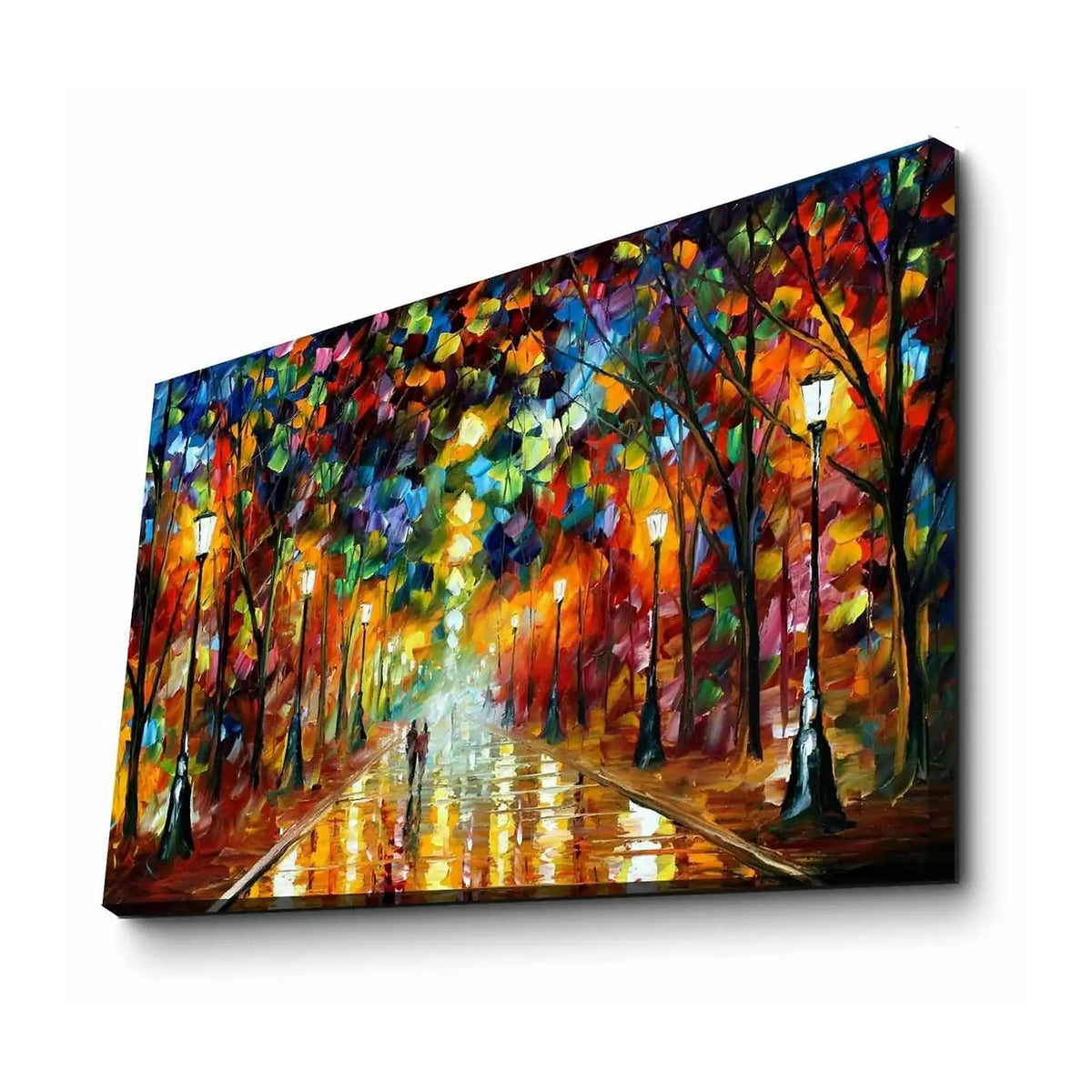 Tablou FAMOUSART-073, multicolor, pânză, 45x70 cm