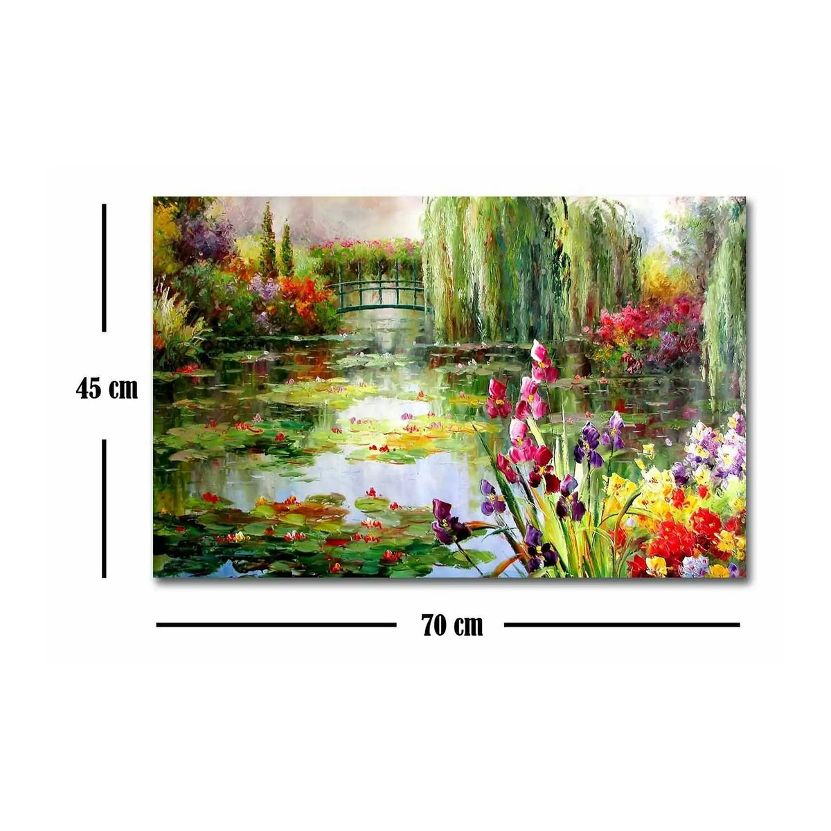 Tablou FAMOUSART-116, multicolor, pânză, 45x70 cm