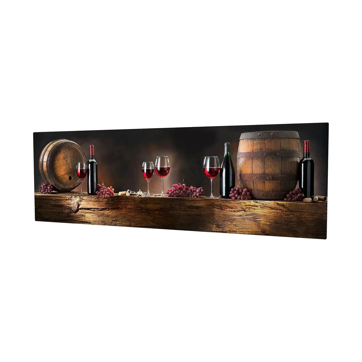 Tablou PC010, multicolor, pânză, 30x80 cm