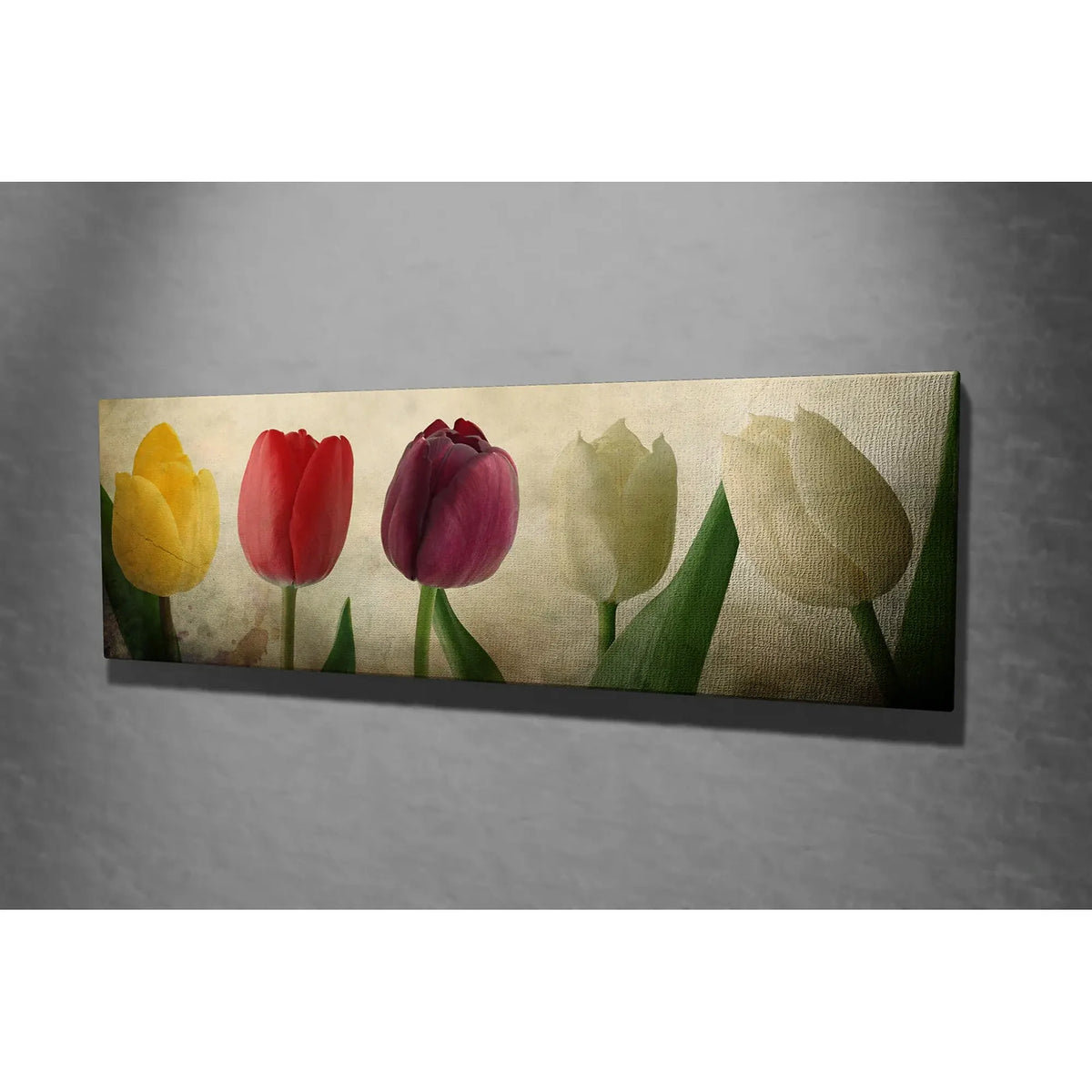 Tablou PC147, multicolor, pânză, 30x80 cm