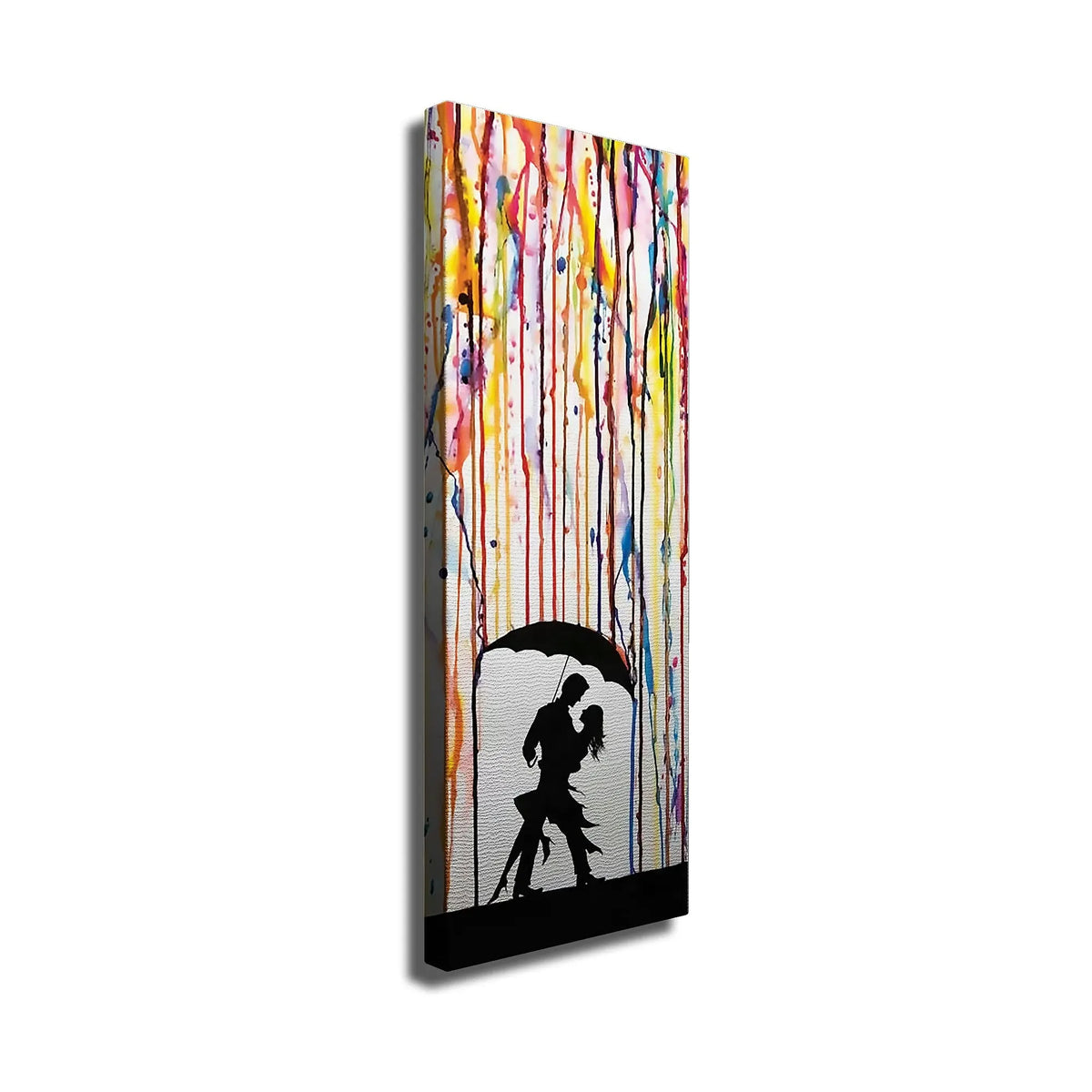 Tablou PC327, multicolor, pânză, 30x80 cm