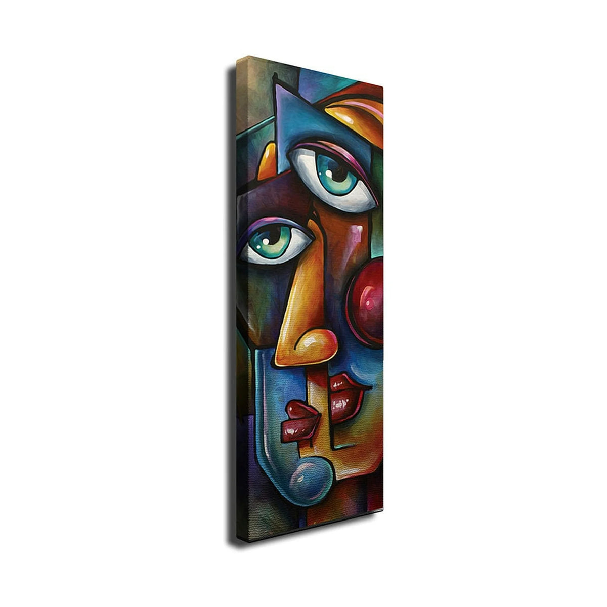 Tablou PC99, multicolor, panza, 30x80 cm