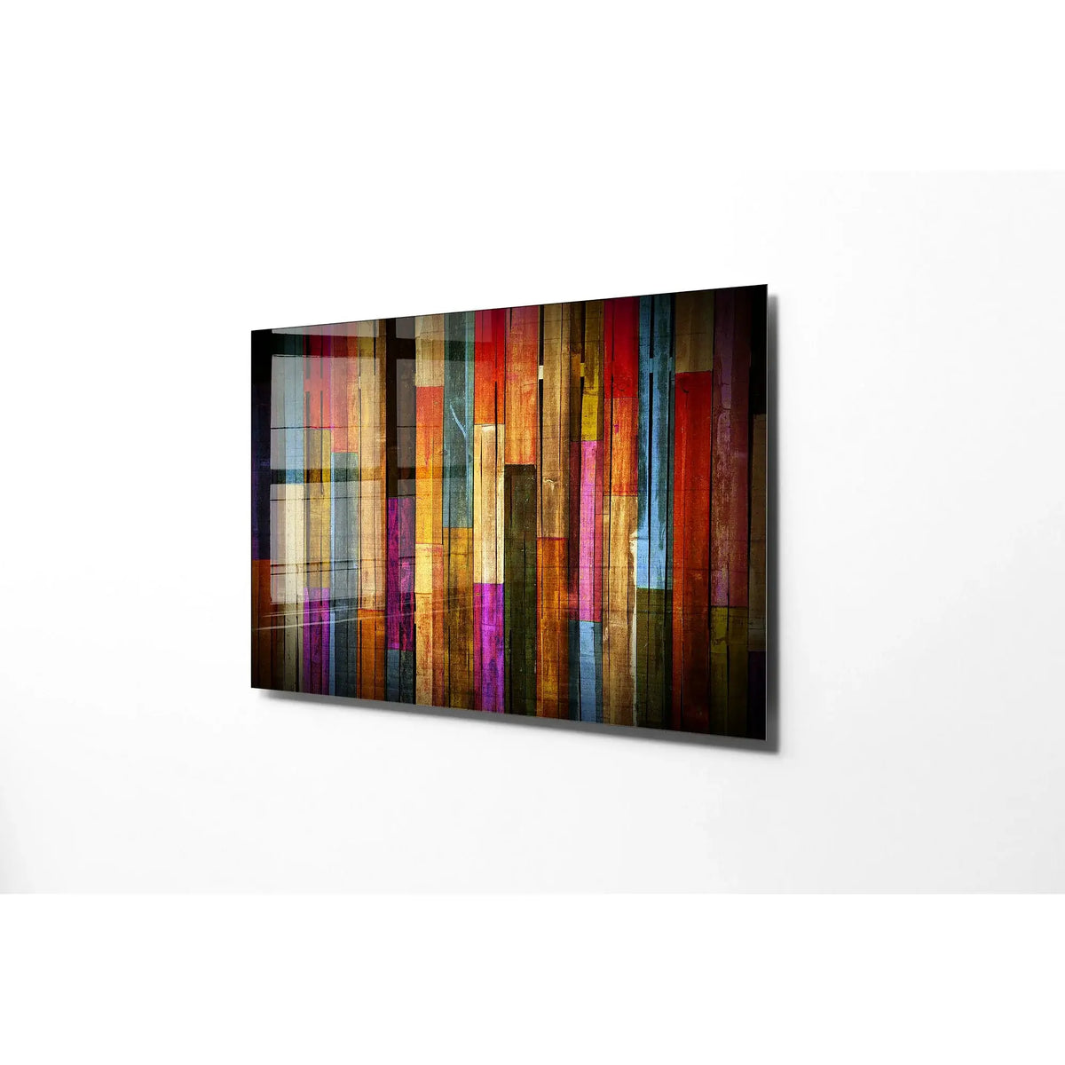 Tablou UV-002, multicolor, sticlă, 70x100 cm
