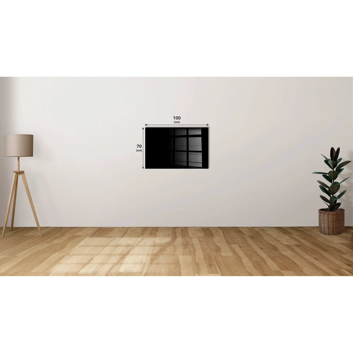 Tablou UV-002, multicolor, sticlă, 70x100 cm