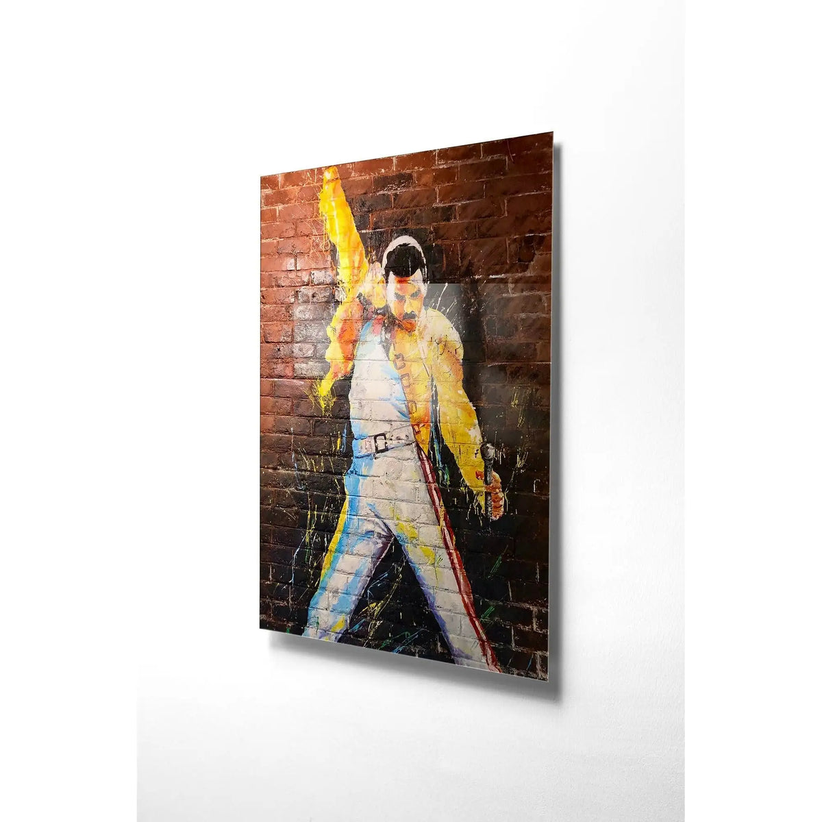 Tablou UV-566, multicolor, sticla, 30x45 cm