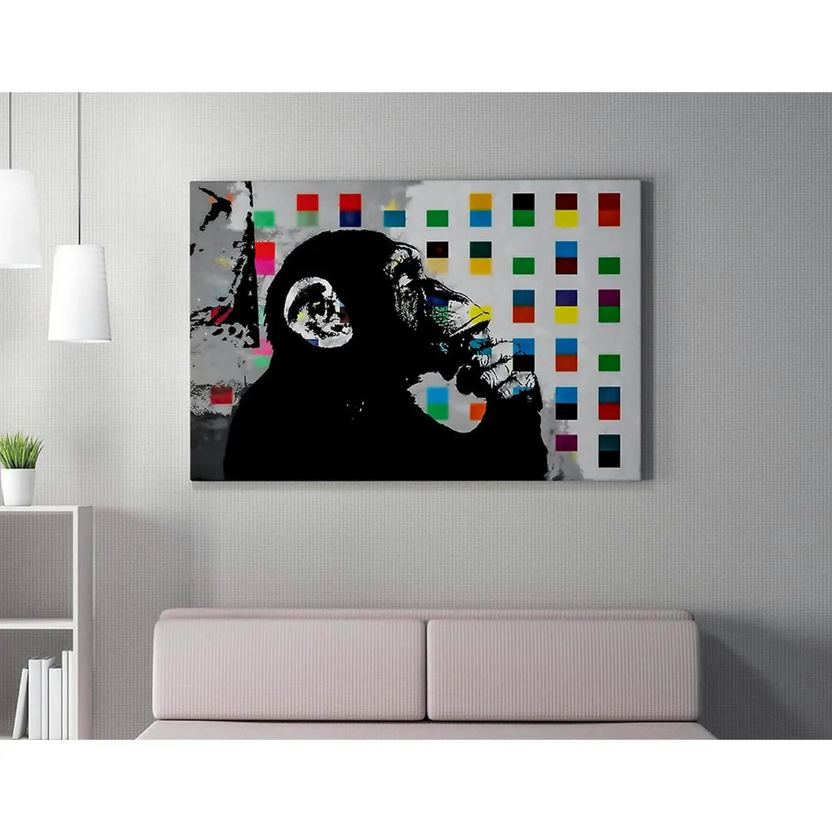 Tablou WY162, multicolor, panza, 100x70  cm