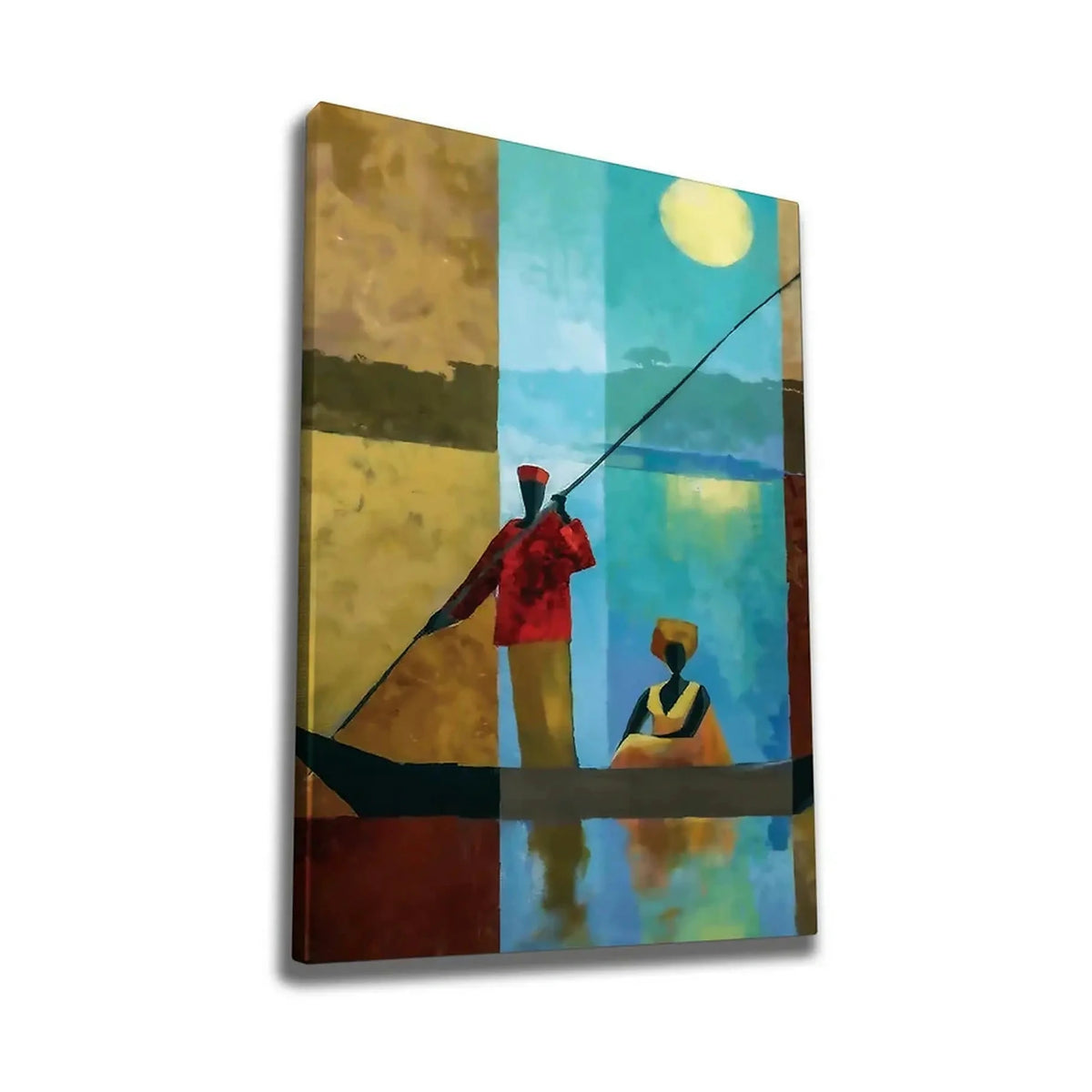 Tablou WY217, multicolor, panza, 50x70 cm