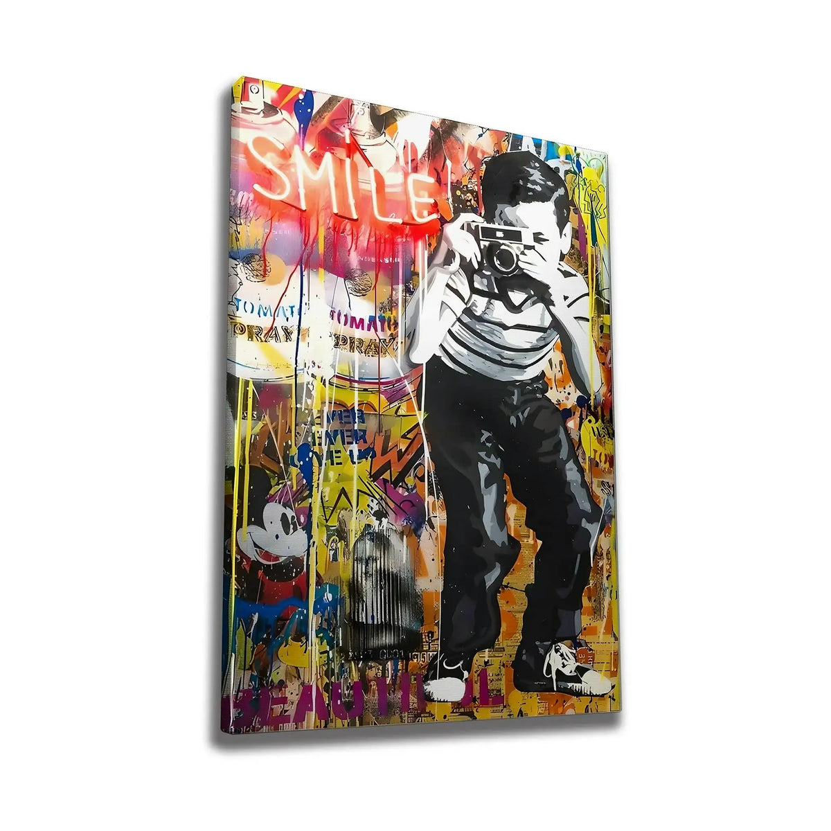 Tablou WY357, multicolor, pânză, 50x70 cm
