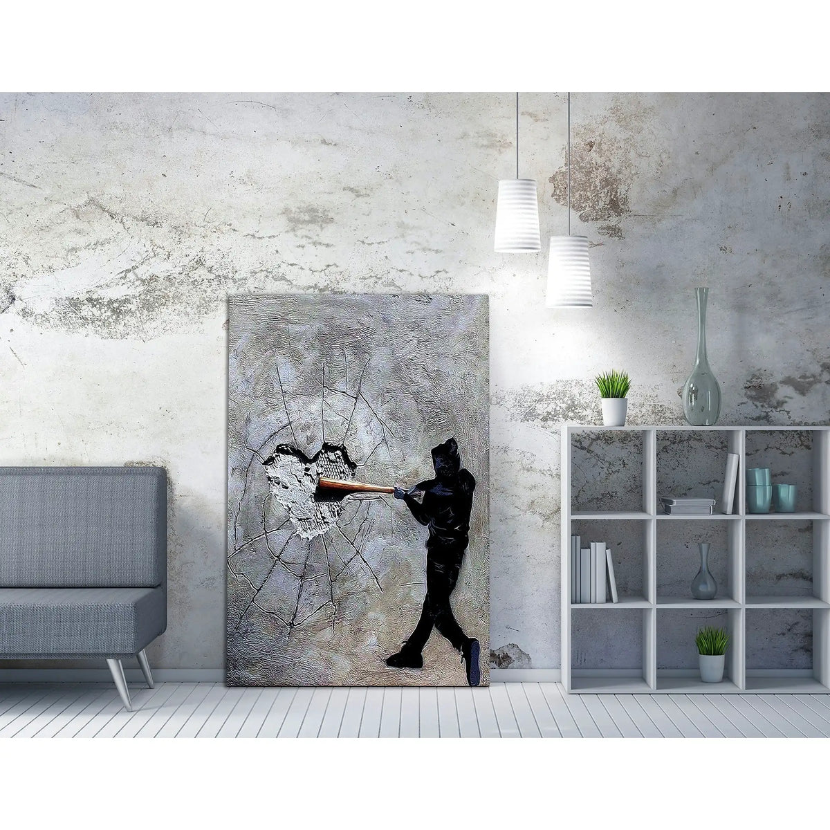 Tablou WY45, multicolor, pânză, 50x70 cm