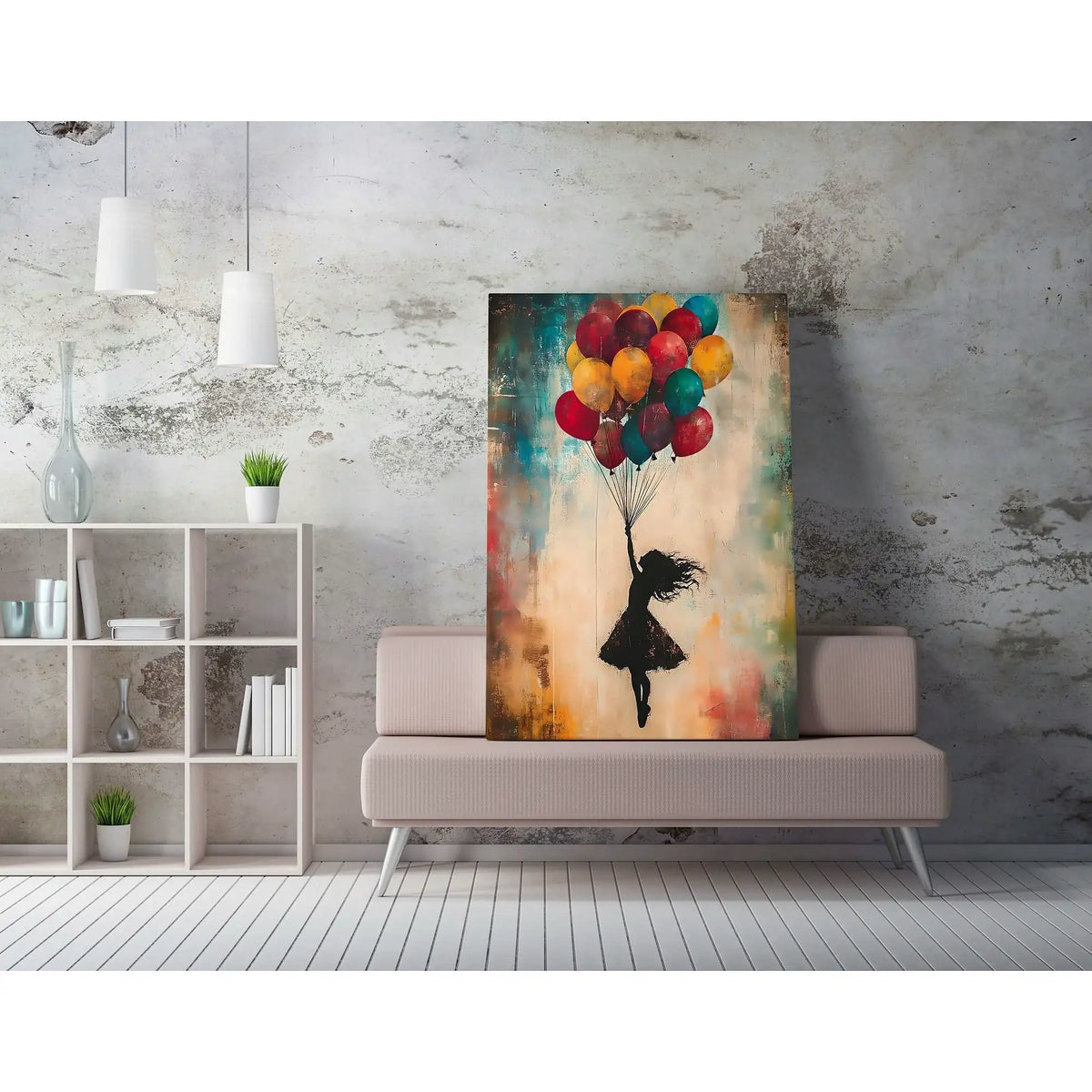 Tablou WY455, multicolor, pânză, 50x70 cm