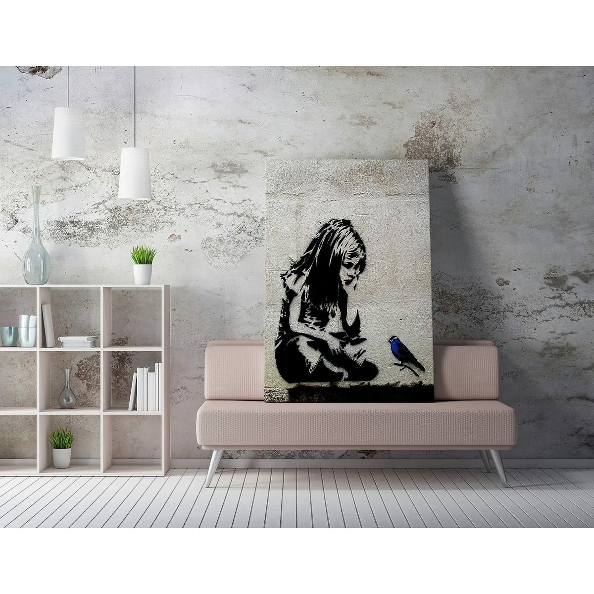 Tablou WY49, multicolor, pânză, 50x70 cm