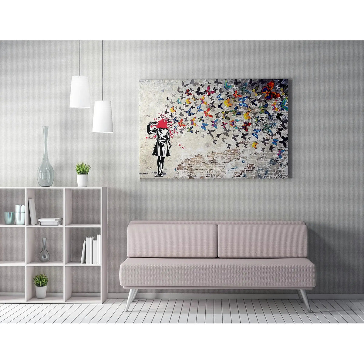 Tablou WY51, multicolor, pânză, 50x70 cm