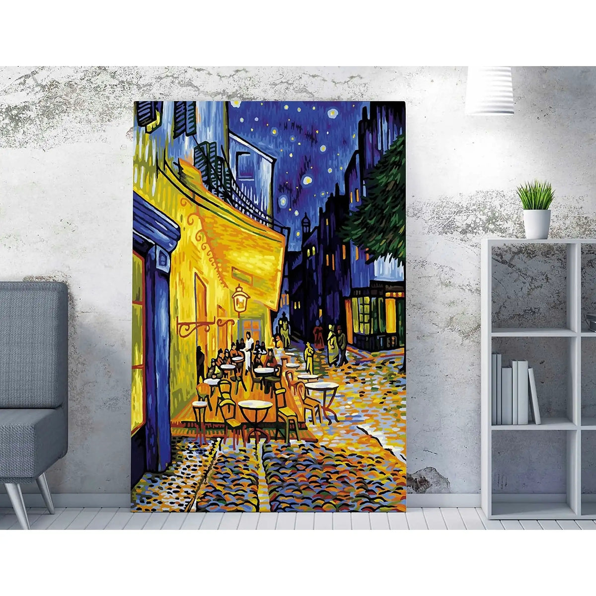Tablou WY73, multicolor, pânză, 50x70 cm