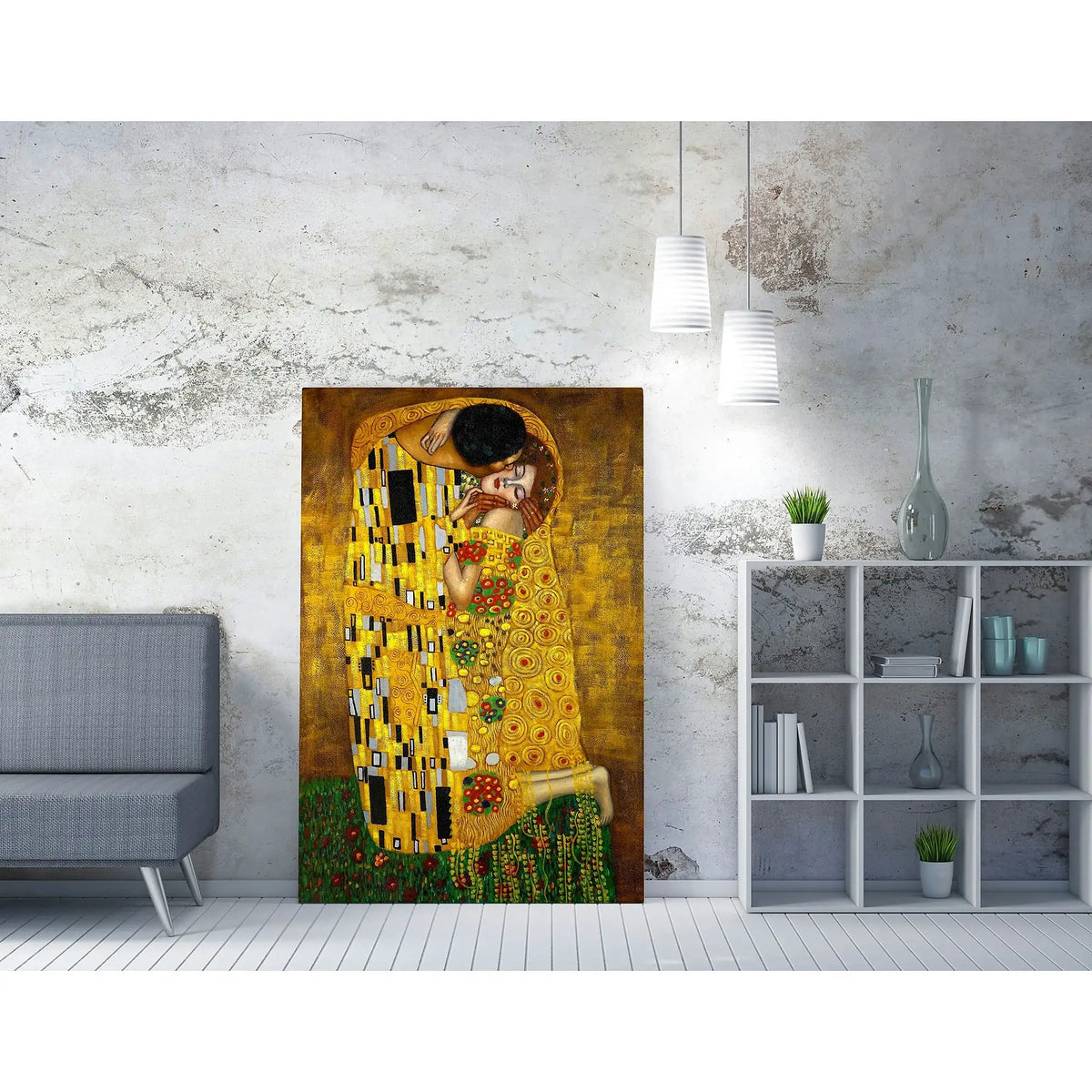 Tablou WY94, multicolor, pânză, 70x100 cm