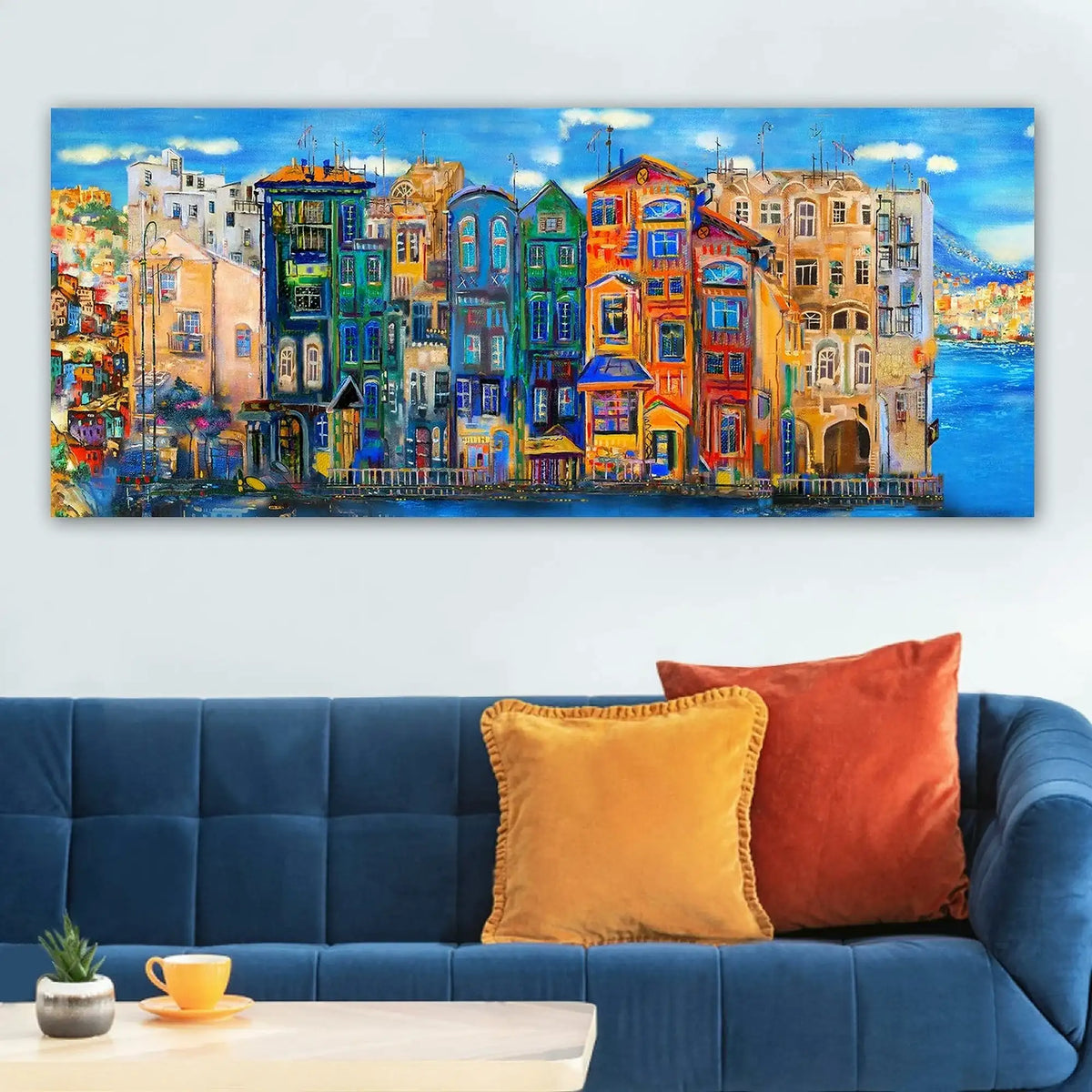 Tablou YTY233816548, multicolor, pânză, 50x120 cm