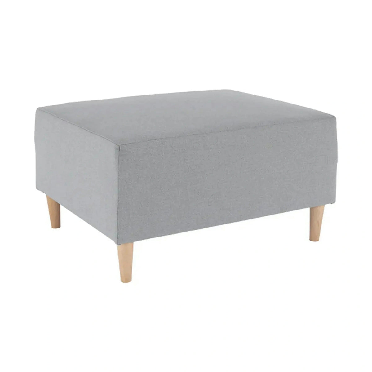 Taburet BROKEN, stofa clasica gri, 76x63x41 cm