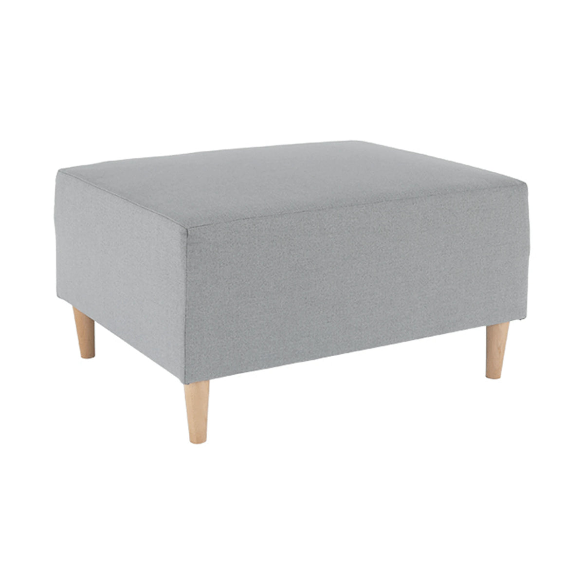 Taburet BROKEN, stofa clasica gri, 76x63x41 cm