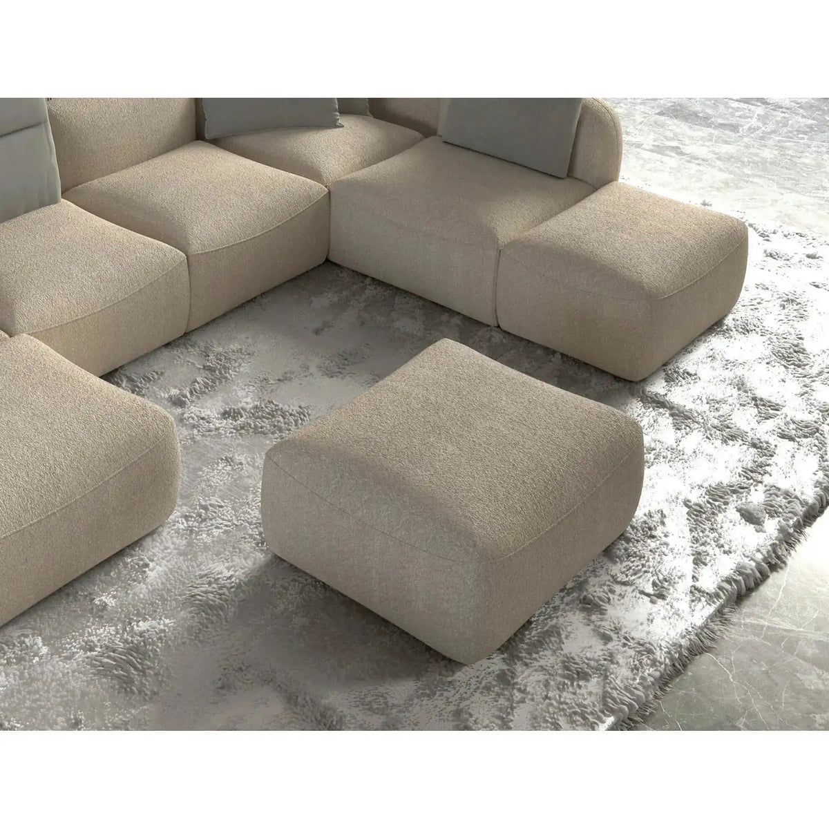Taburet CANDELO, personalizabil, 90x70x44 cm