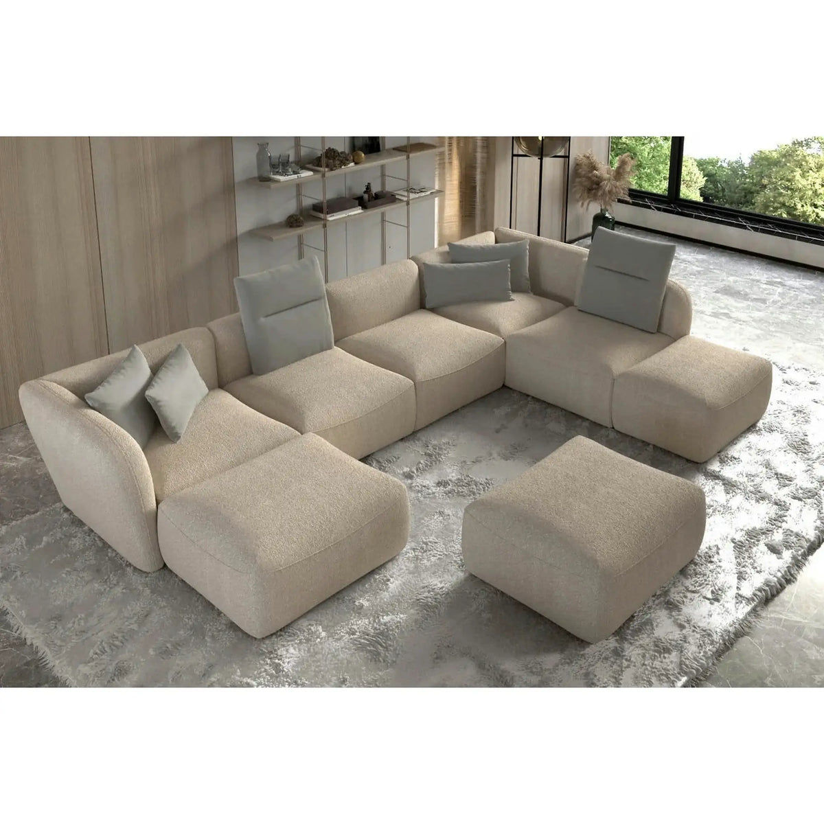 Taburet CANDELO, personalizabil, 90x70x44 cm