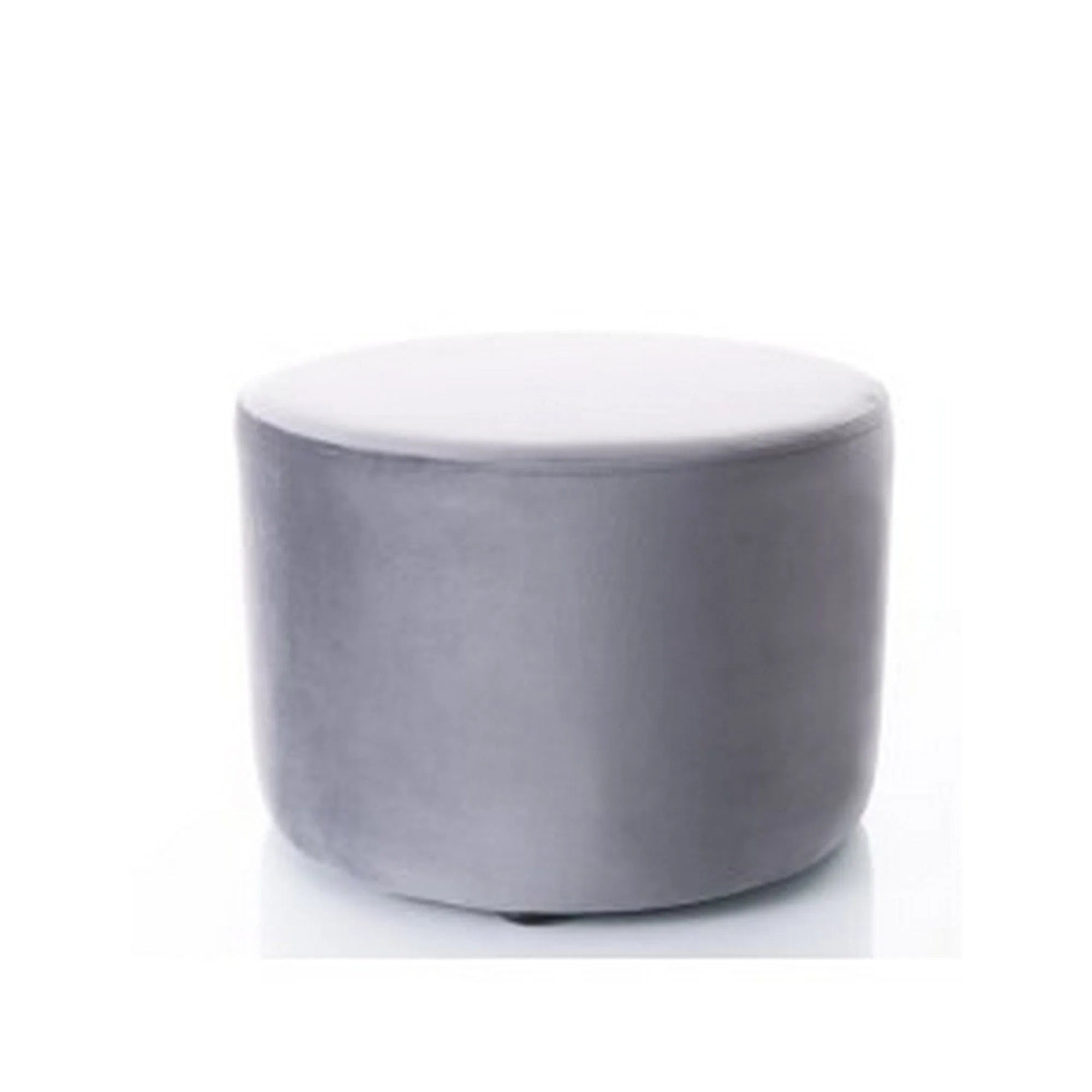 Taburet DOTI A, stofa catifelata gri inchis - Bluvel 14, 43x43x32 cm