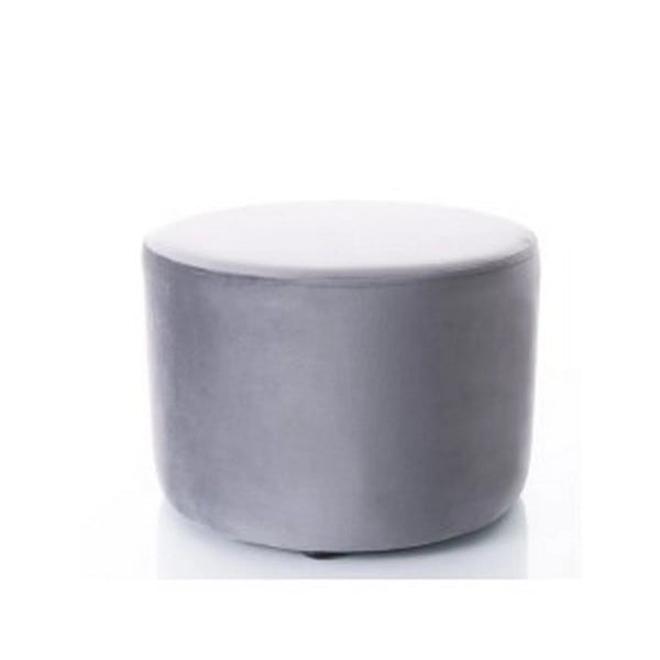 Taburet DOTI A, stofa catifelata gri inchis - Bluvel 14, 43x43x32 cm
