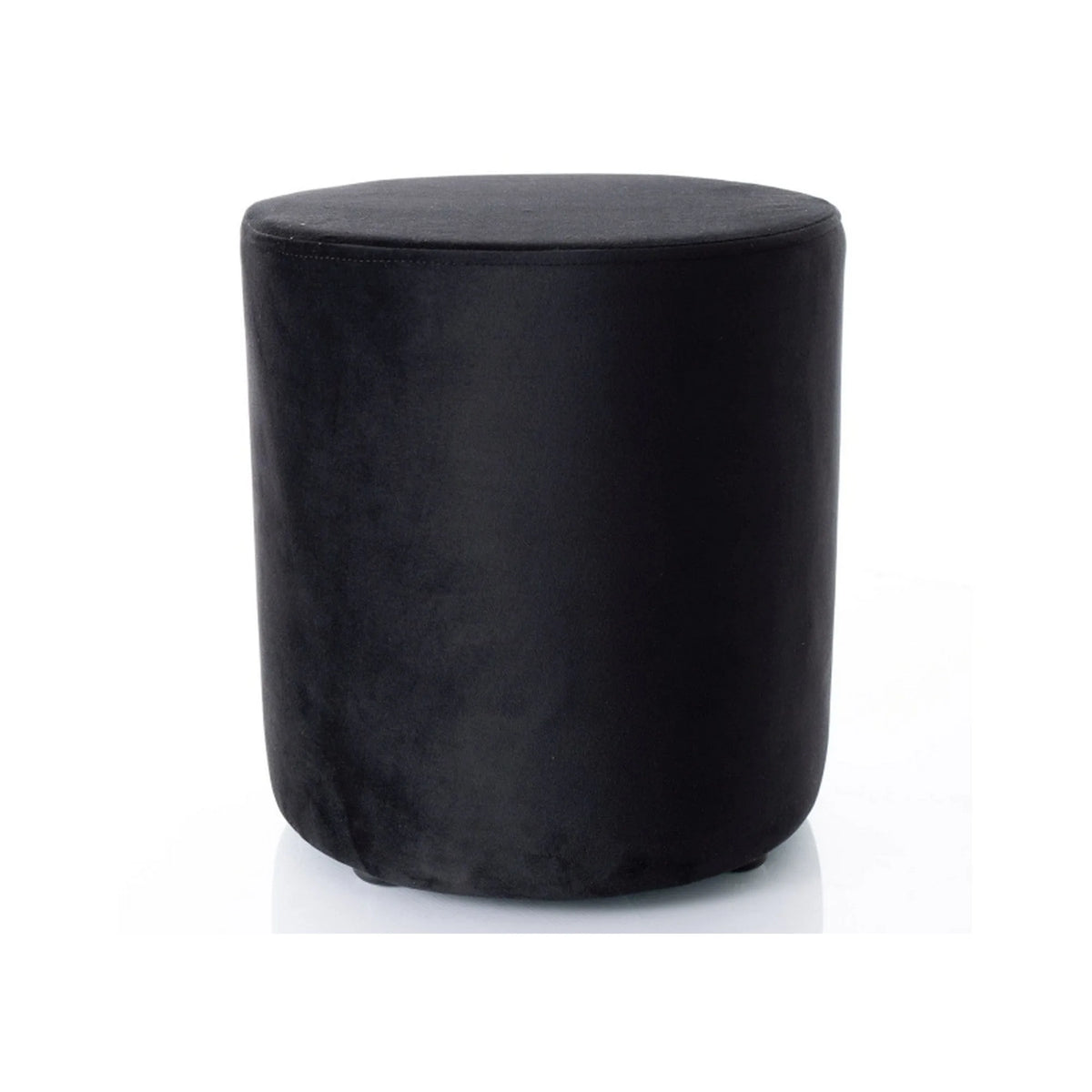 Taburet DOTI B, stofa catifelata negru - Bluvel 19, 38x38x42 cm