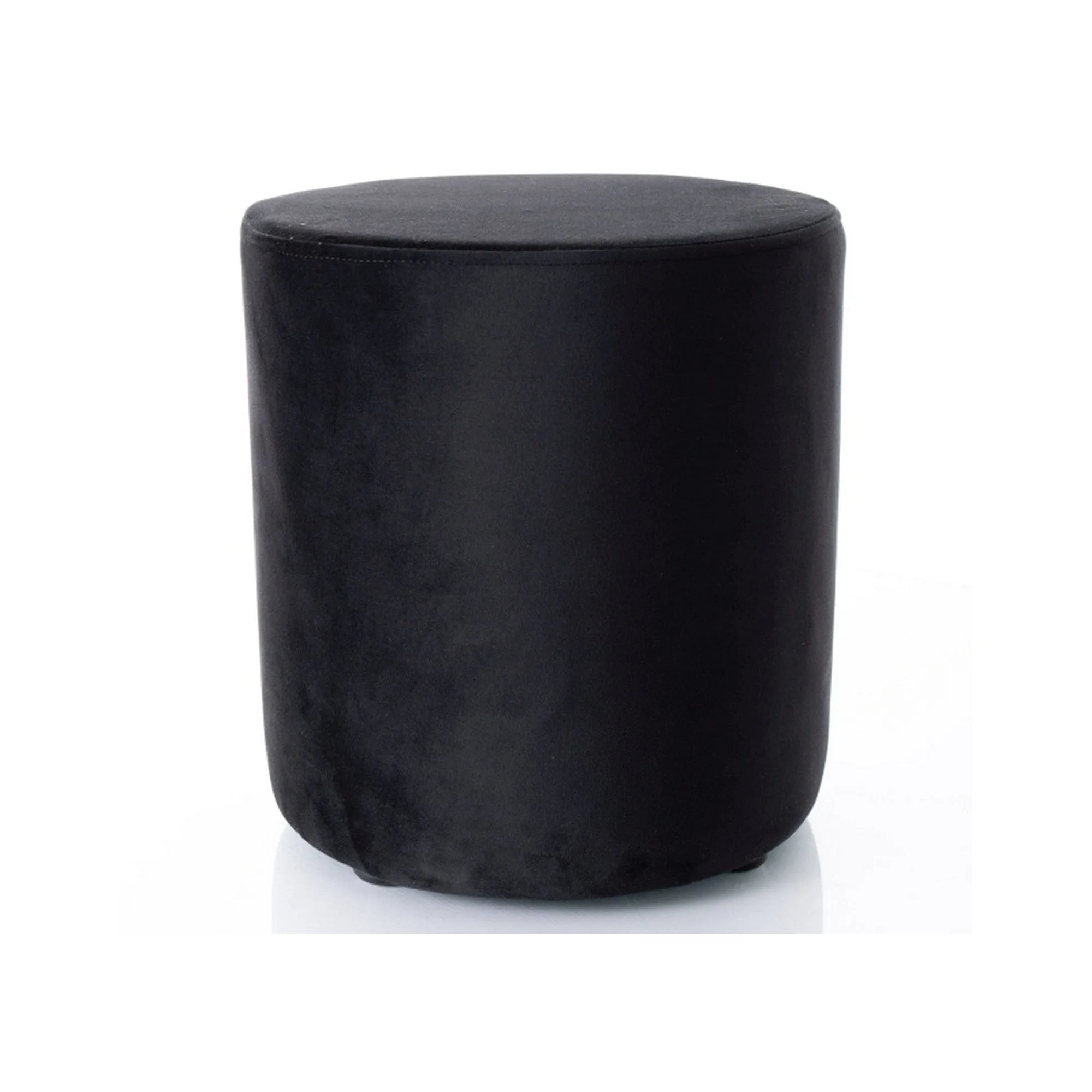 Taburet DOTI B, stofa catifelata negru - Bluvel 19, 38x38x42 cm