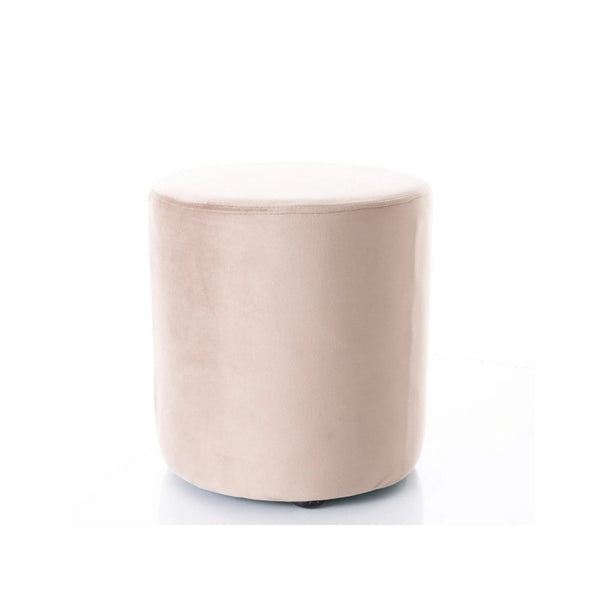 Taburet DOTI C, stofa catifelata bej inchis - Bluvel 40, 33x33x36 cm