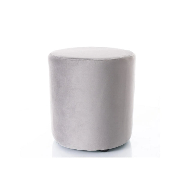 Taburet DOTI C, stofa catifelata gri - Bluvel 13, 33x33x36 cm