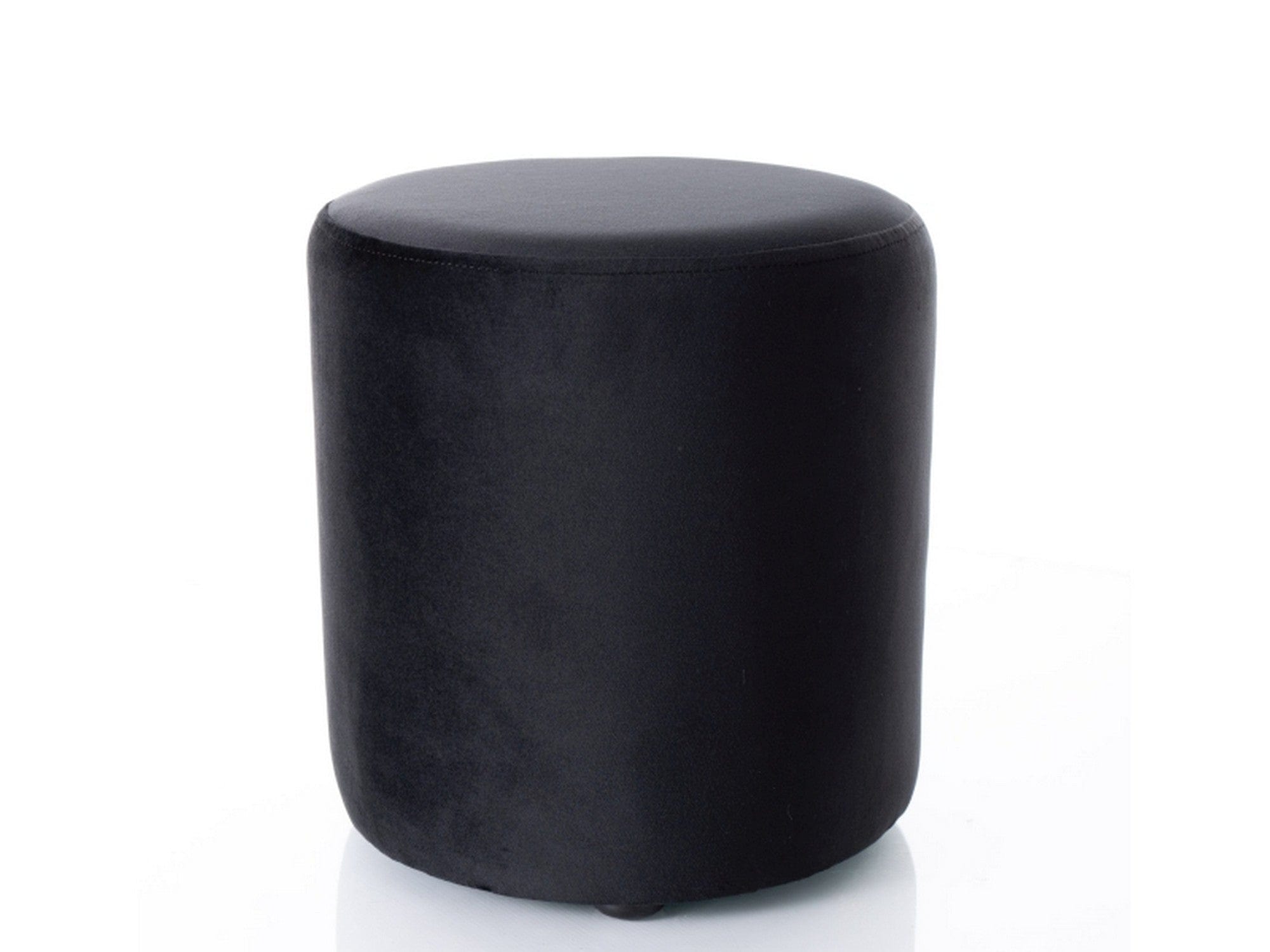 Taburet DOTI C, stofa catifelata negru - Bluvel 19, 33x33x36 cm