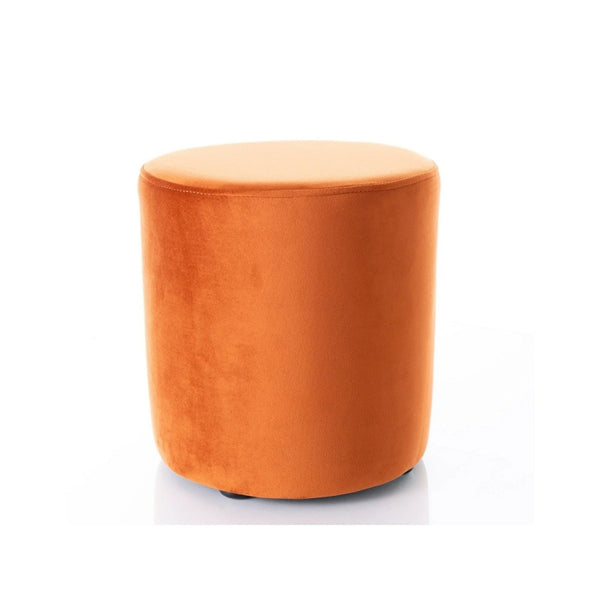 Taburet DOTI C, stofa catifelata scortisoara - Bluvel 4215, 33x33x36 cm