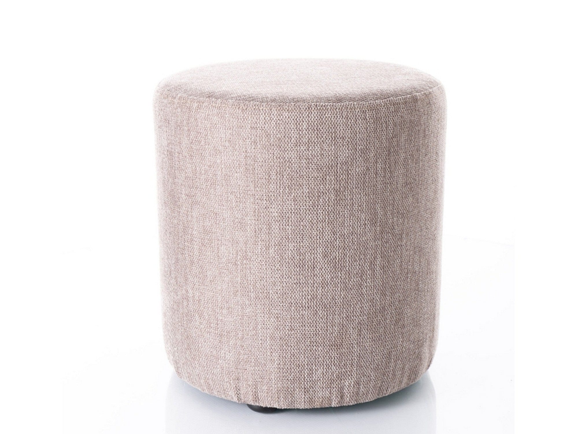 Taburet DOTI C, stofa clasica bej - Brego 34, 33x33x36 cm