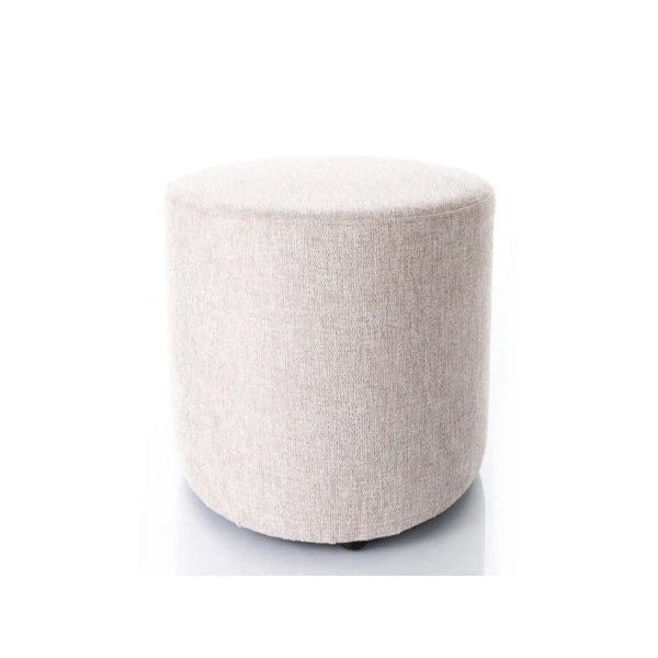 Taburet DOTI C, stofa clasica bej deschis - Brego 31, 33x33x36 cm