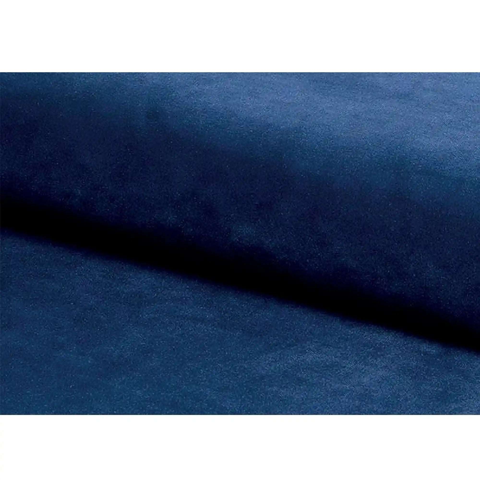 Taburet LORI, stofa catifelata albastru inchis - Bluvel 86, 39x39x34 cm