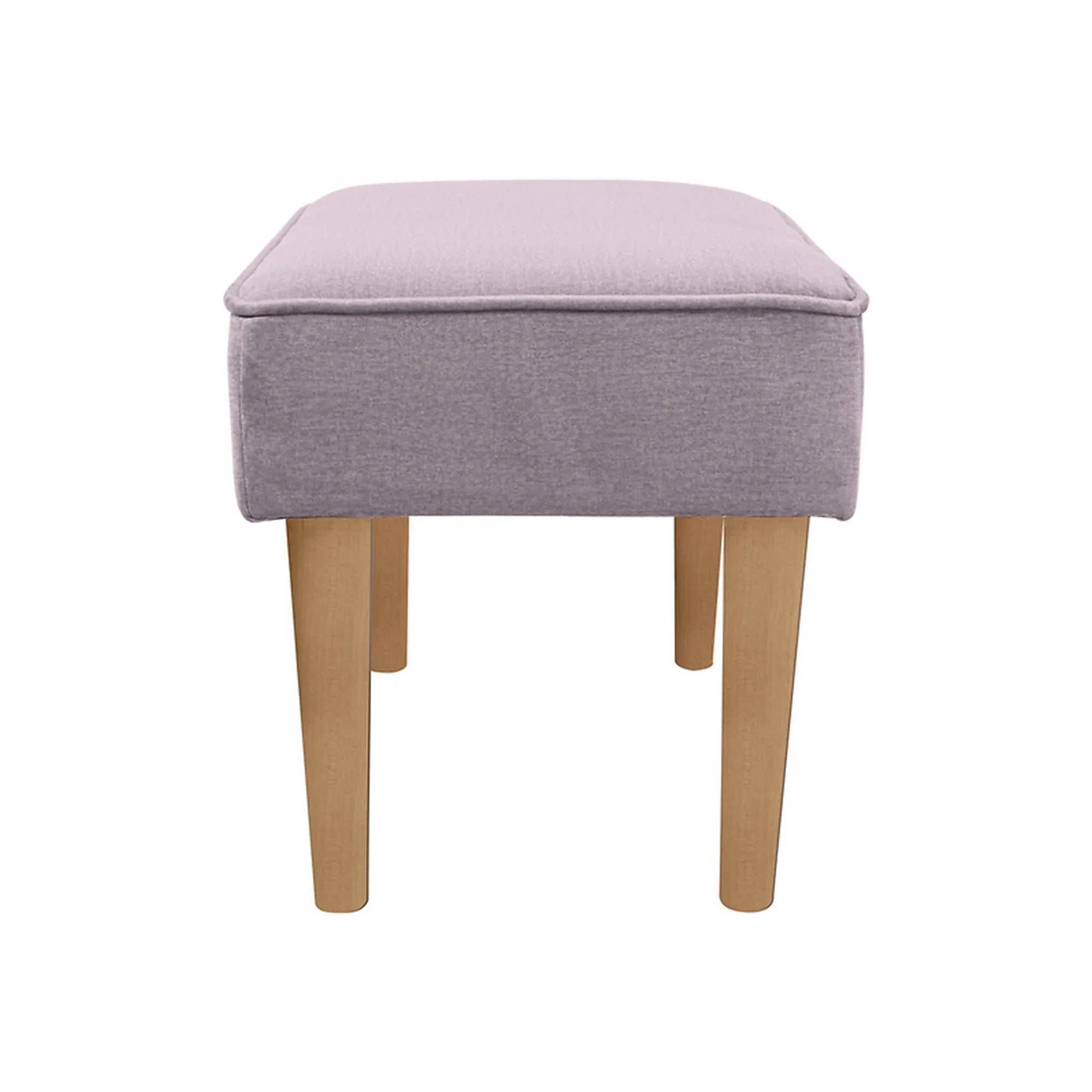 Taburet MILO, stofa catifelata mov lila - Monolith 62, 61x37x39 cm