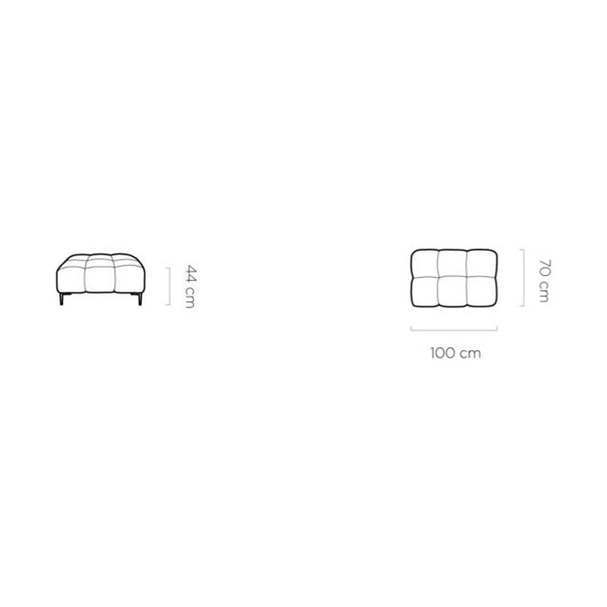Taburet PLAZA, personalizabil, 100x70x44 cm