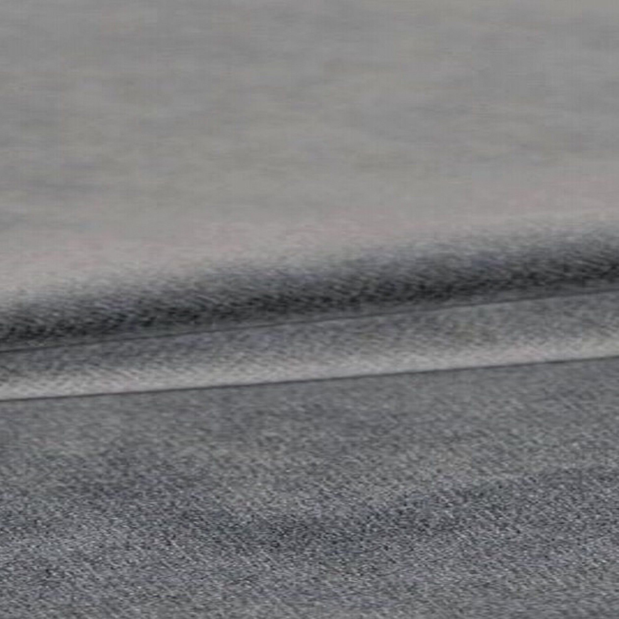 Taburet SOLANO, stofa catifelata gri - Riviera 91, Gama Premium, 108x74x45 cm