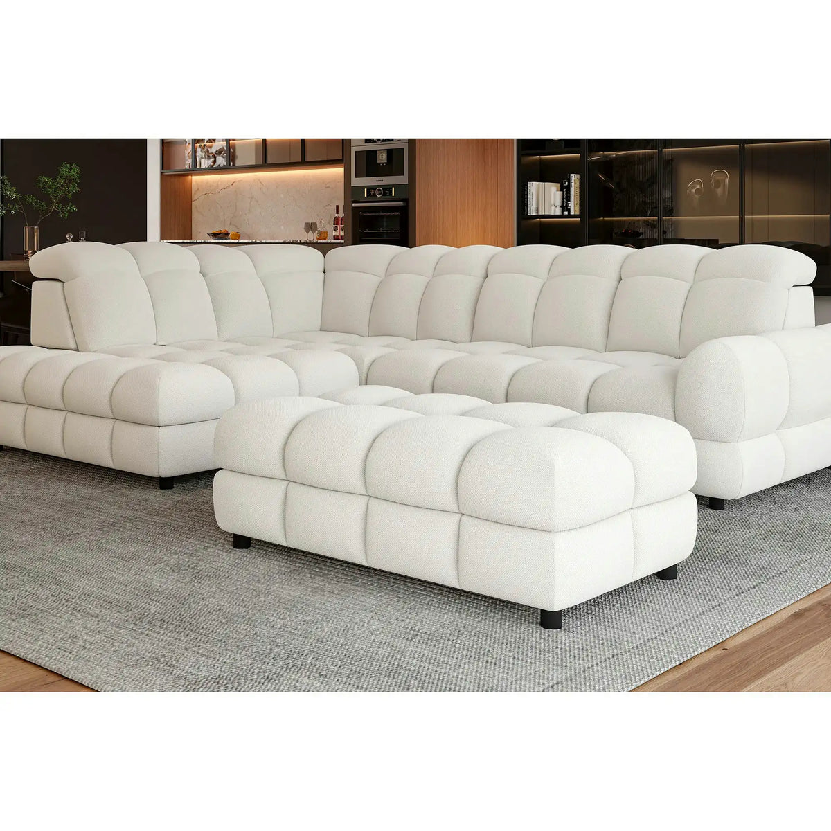 Taburet TOLLO XL, personalizabil, 120x70x42 cm
