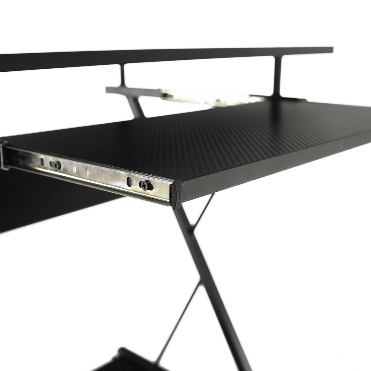 Masa PC TARAK, negru, PAL infoliat/metal, 60x48x73 cm