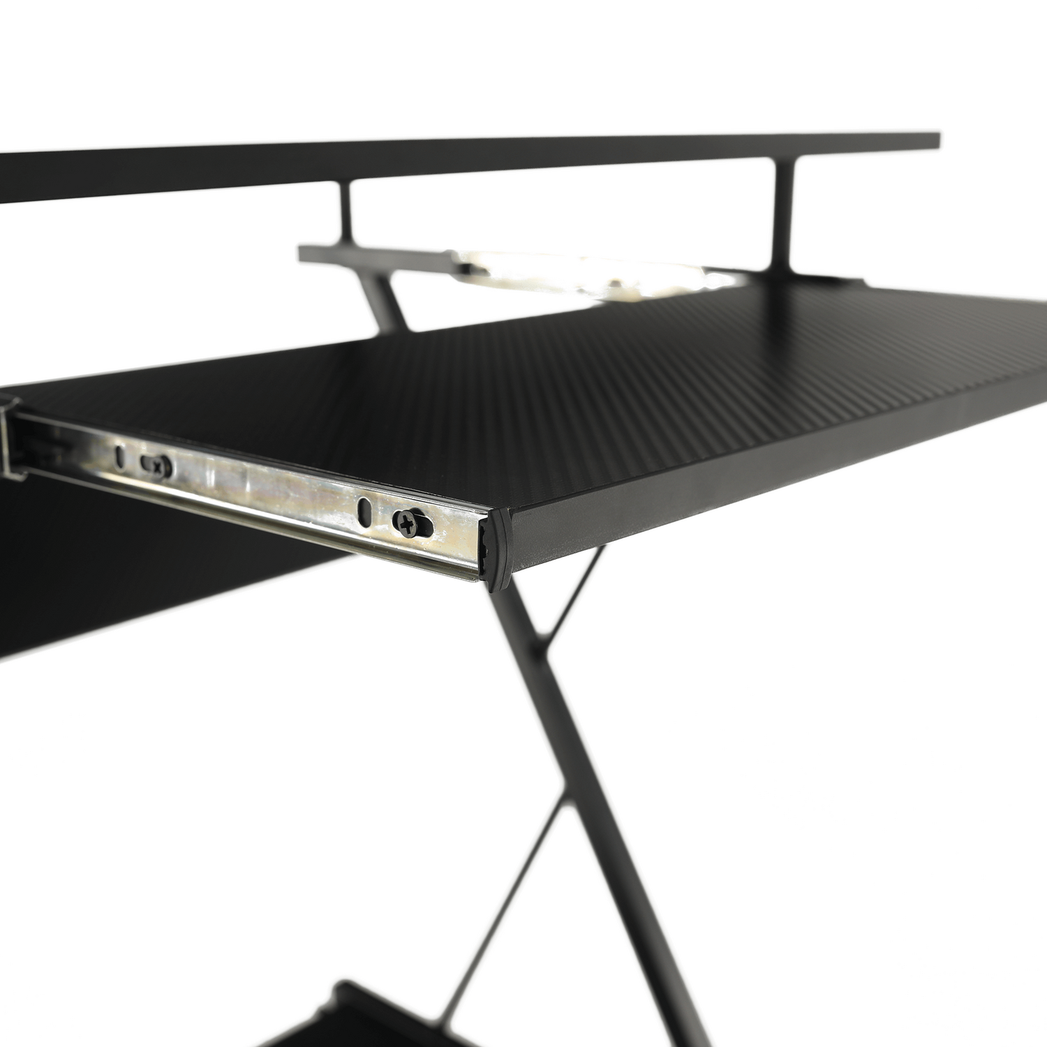 Masa PC TARAK, negru, PAL infoliat/metal, 60x48x73 cm