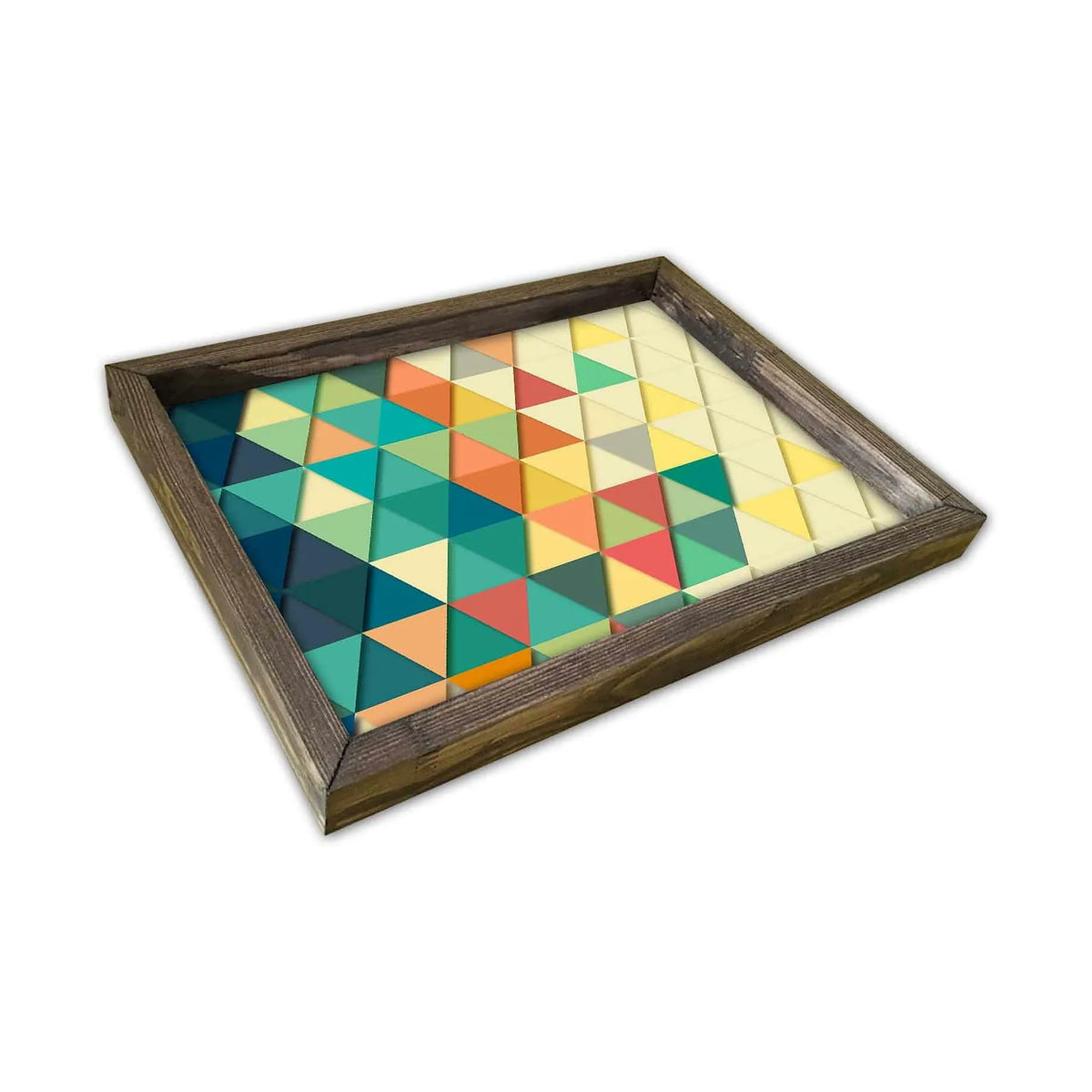 Tava AT-015, multicolor, lemn de pin, 40x30 cm
