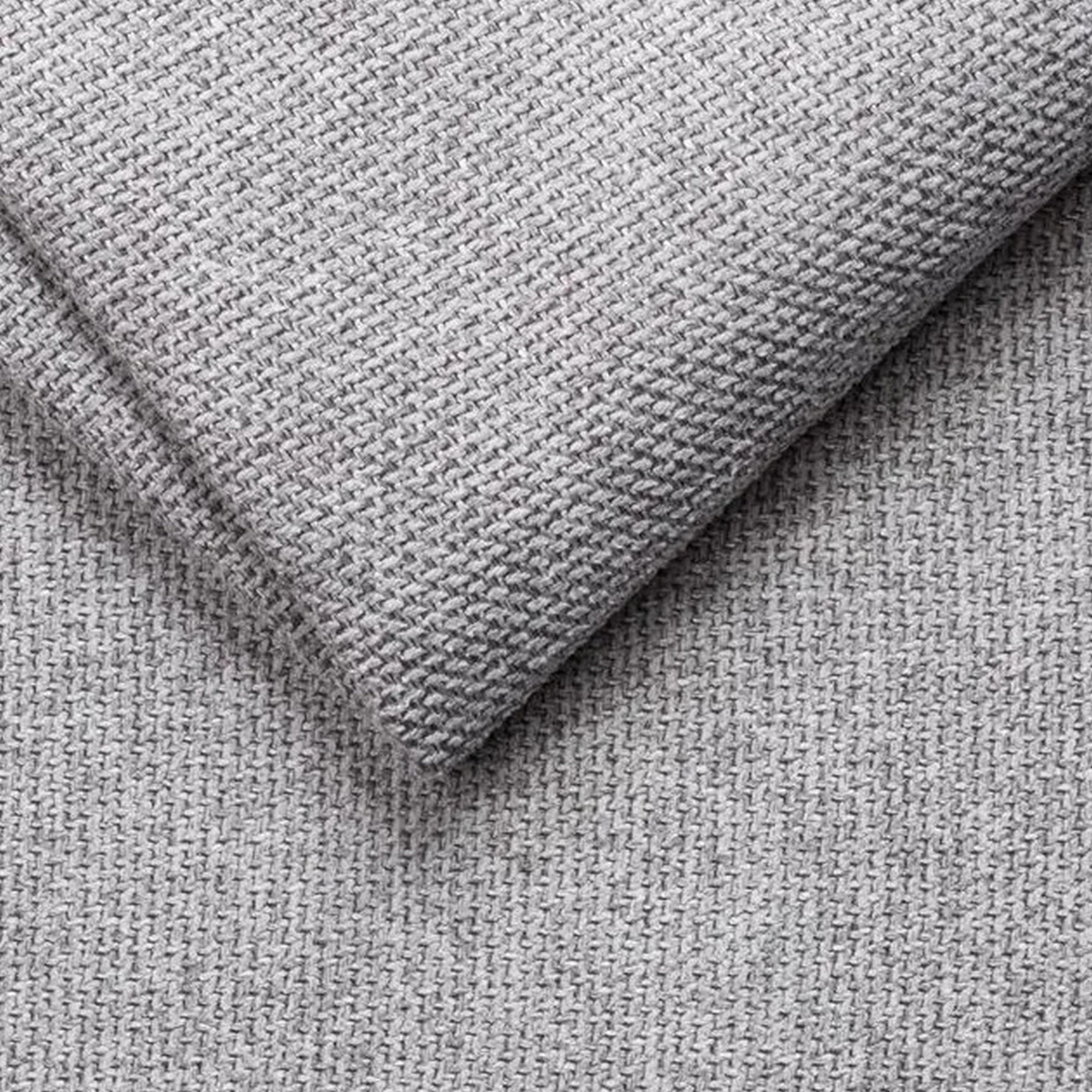 Canapea extensibila OSLO, stofa clasica gri - Austin 18, cu lada depozitare, 197x94x90 cm