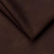 Canapea extensibila GANDI 140, stofa catifelata maro - Palladium 06, cu tetiere reglabile, 207x102x95 cm